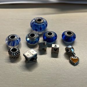 Assortment of Pandora charms - Used